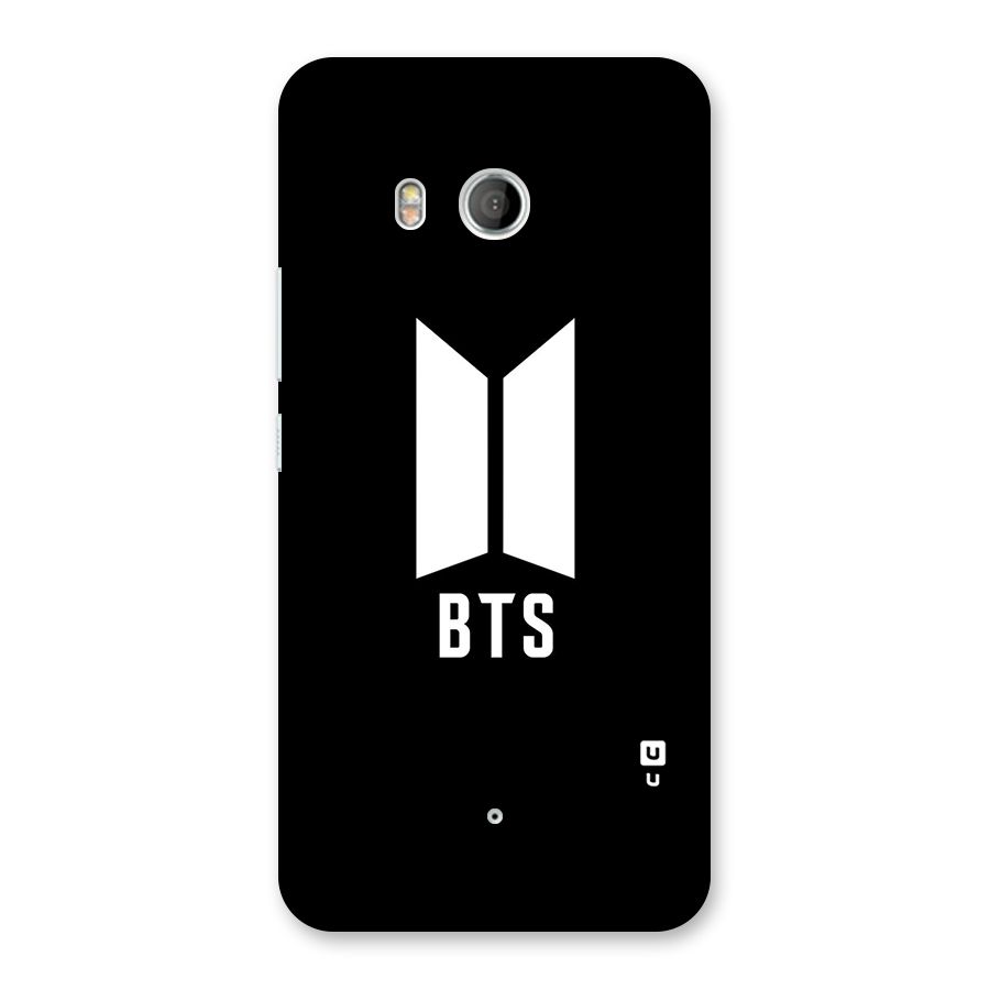 BTS Logo Black Back Case for HTC U11