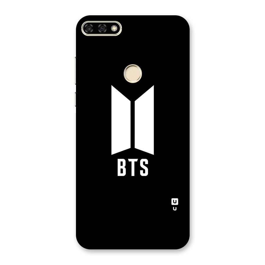 BTS Logo Black Back Case for Honor 7A