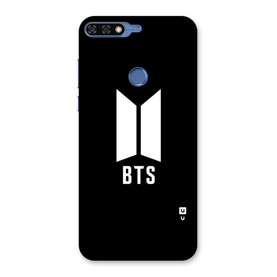 BTS Logo Black Back Case for Honor 7C