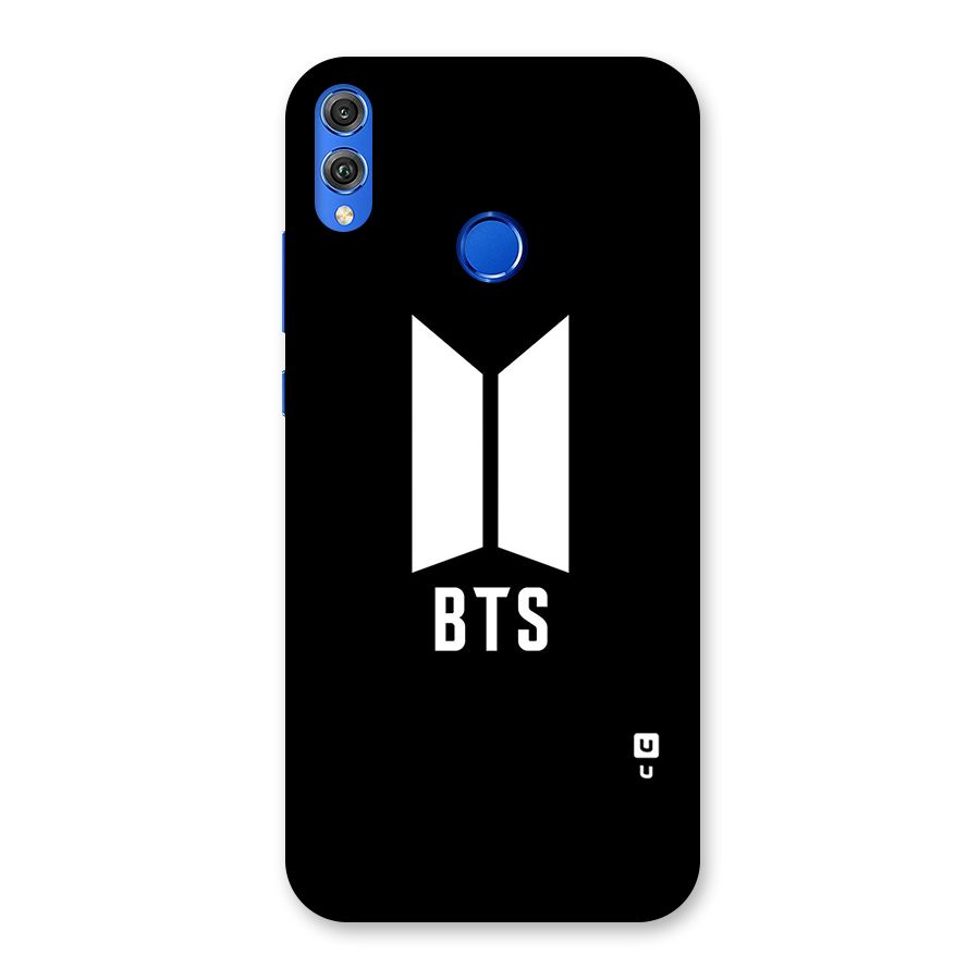 BTS Logo Black Back Case for Honor 8X