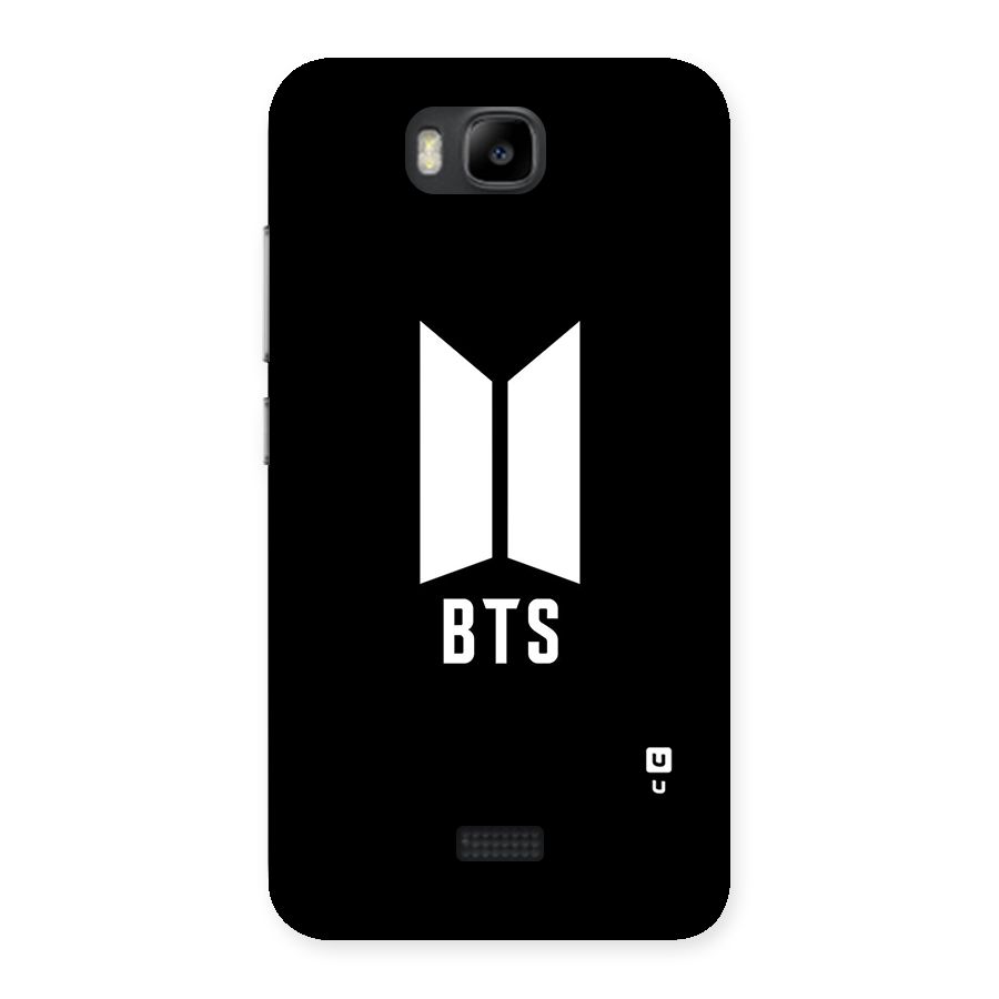 BTS Logo Black Back Case for Honor Bee