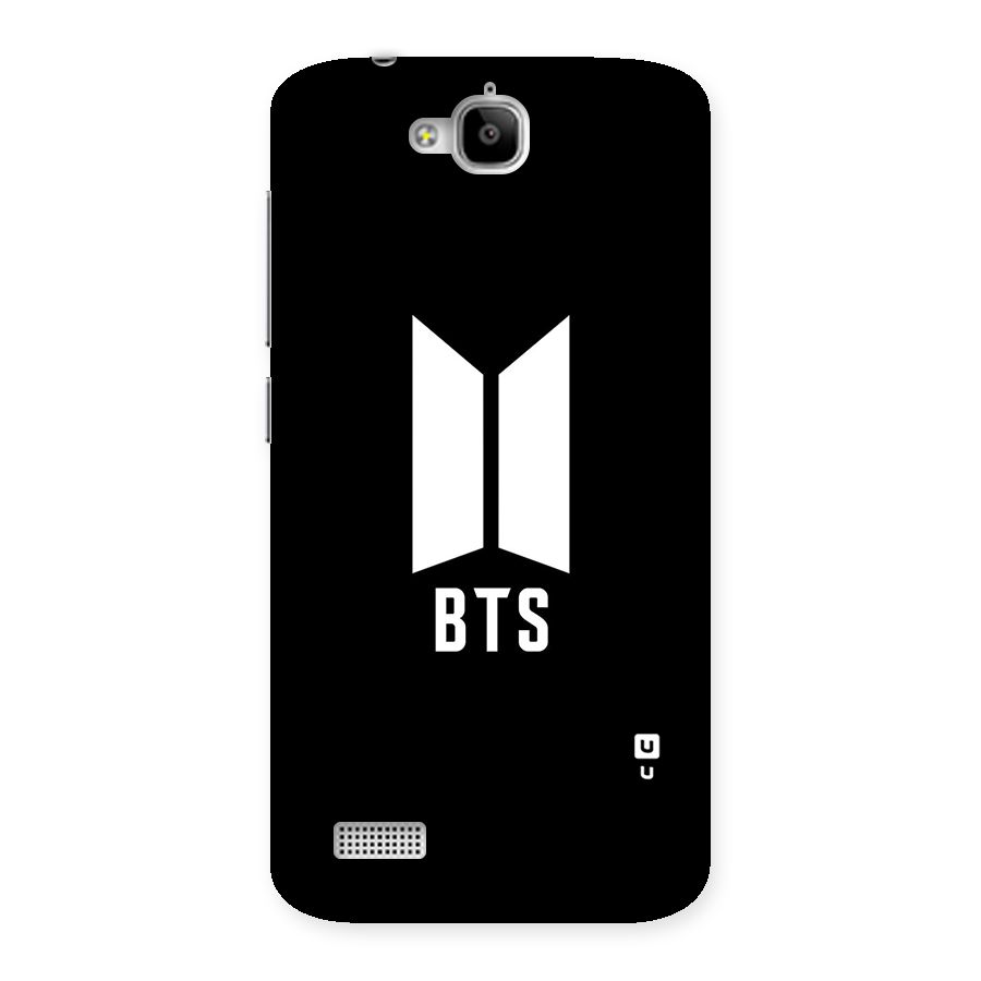BTS Logo Black Back Case for Honor Holly