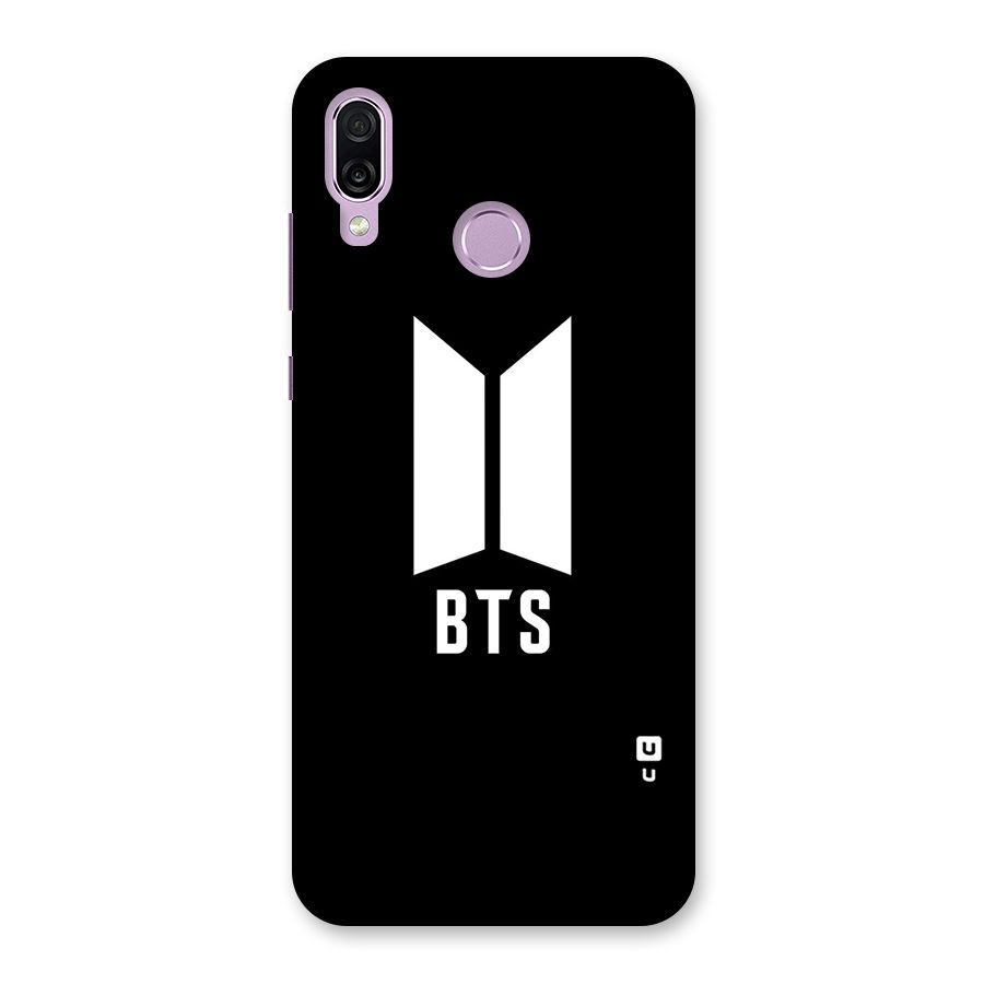BTS Logo Black Back Case for Honor Play