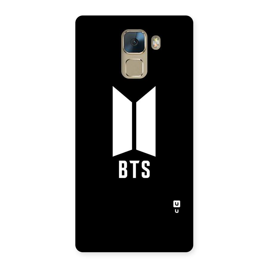 BTS Logo Black Back Case for Huawei Honor 7