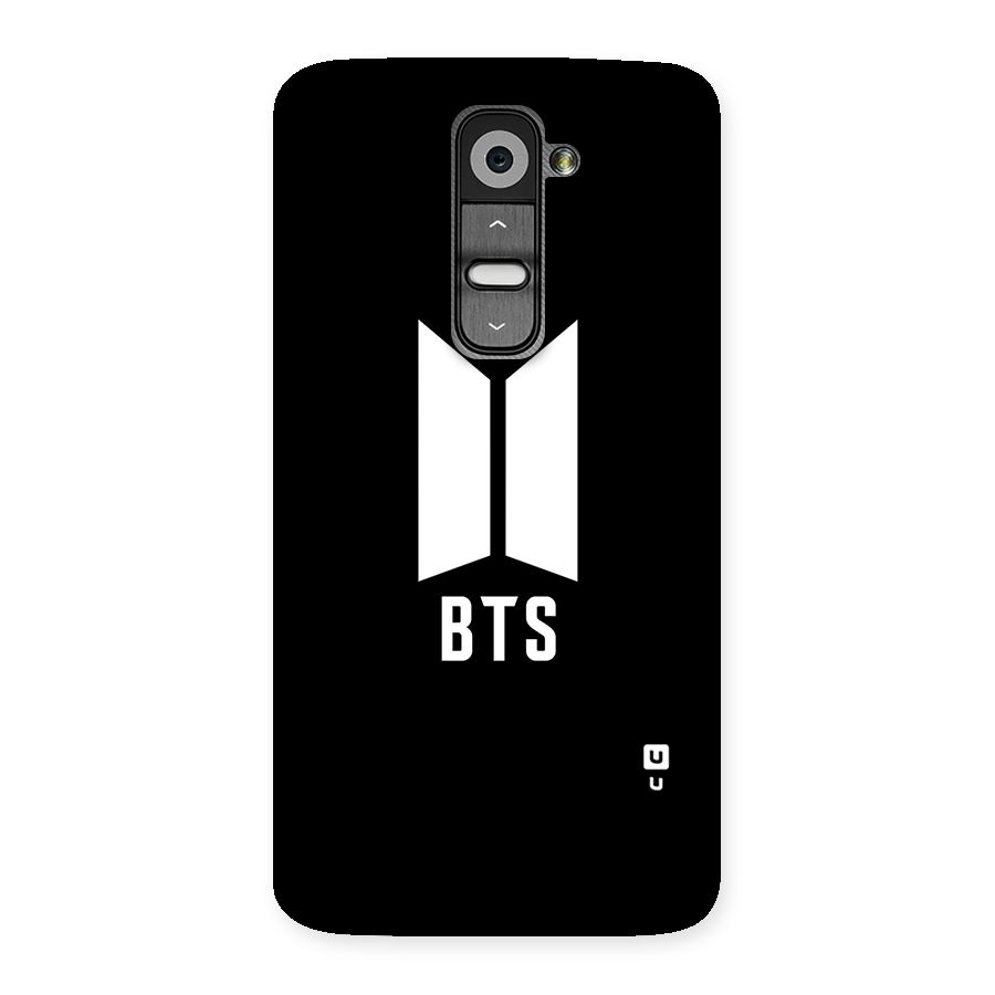 BTS Logo Black Back Case for LG G2