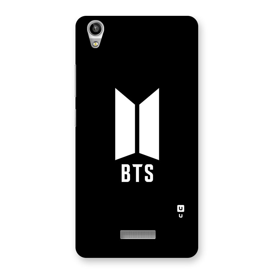 BTS Logo Black Back Case for Lava-Pixel-V1