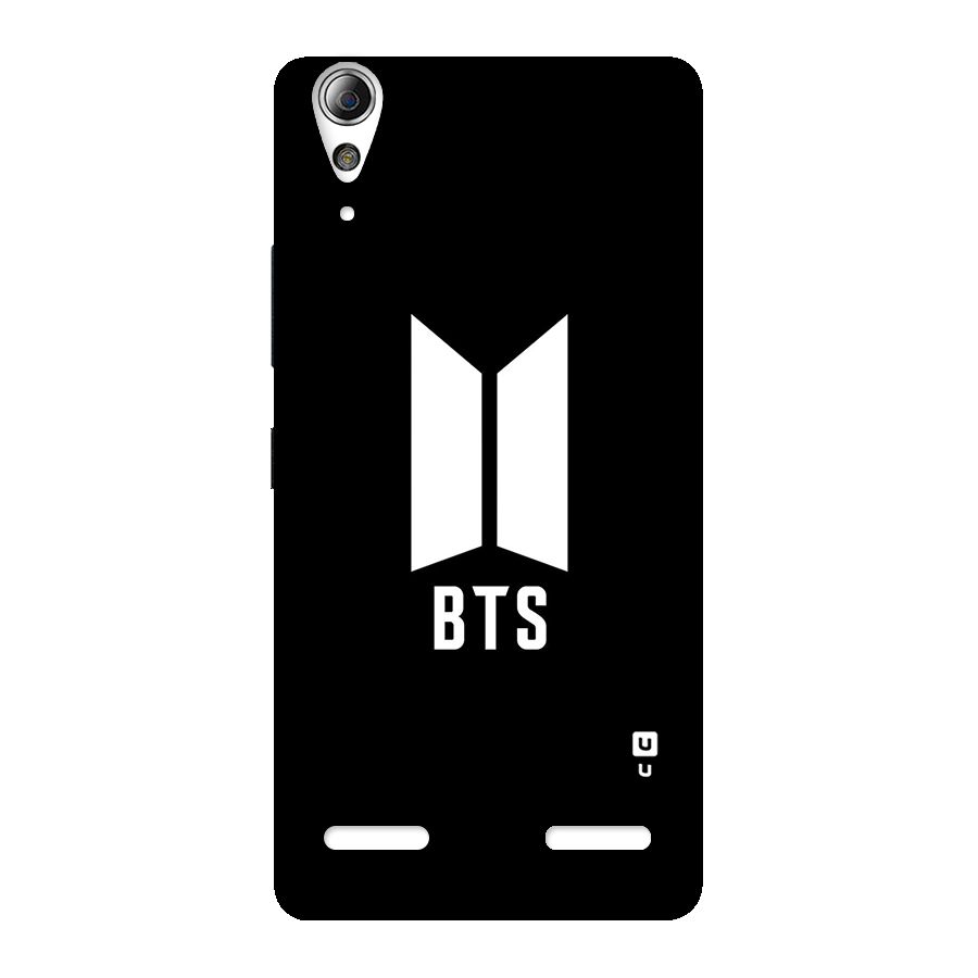 BTS Logo Black Back Case for Lenovo A6000 Plus