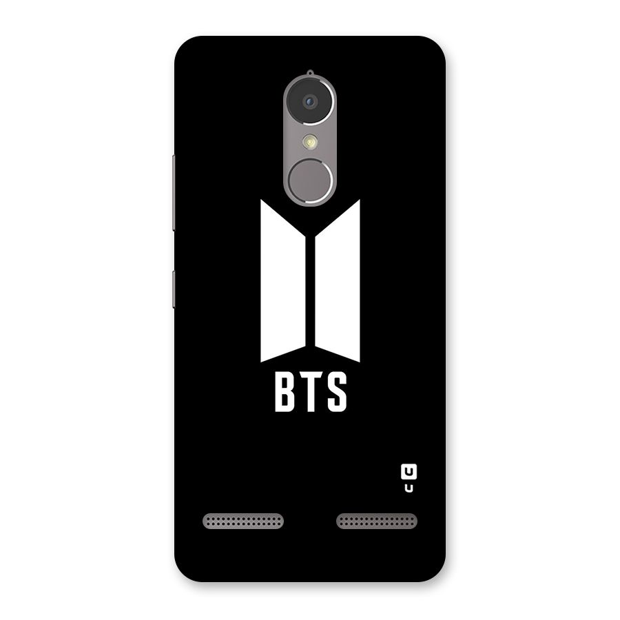 BTS Logo Black Back Case for Lenovo K6 Power