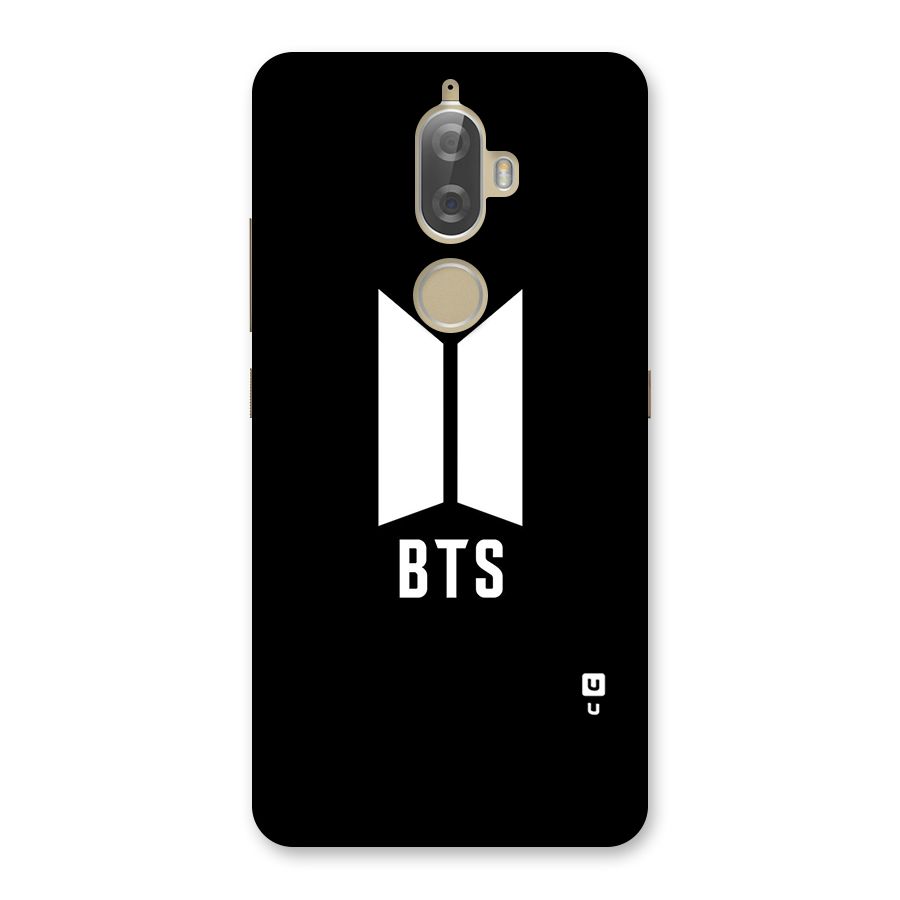 BTS Logo Black Back Case for Lenovo K8 Plus