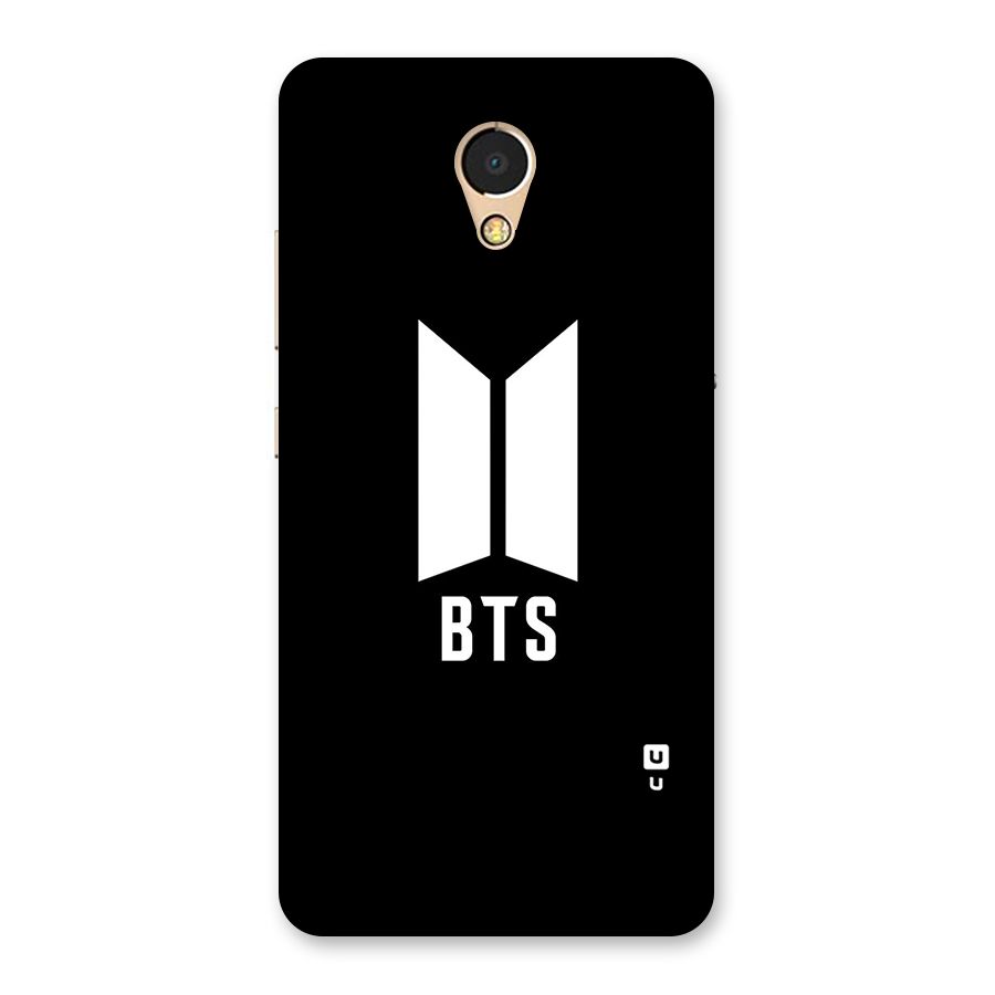 BTS Logo Black Back Case for Lenovo P2