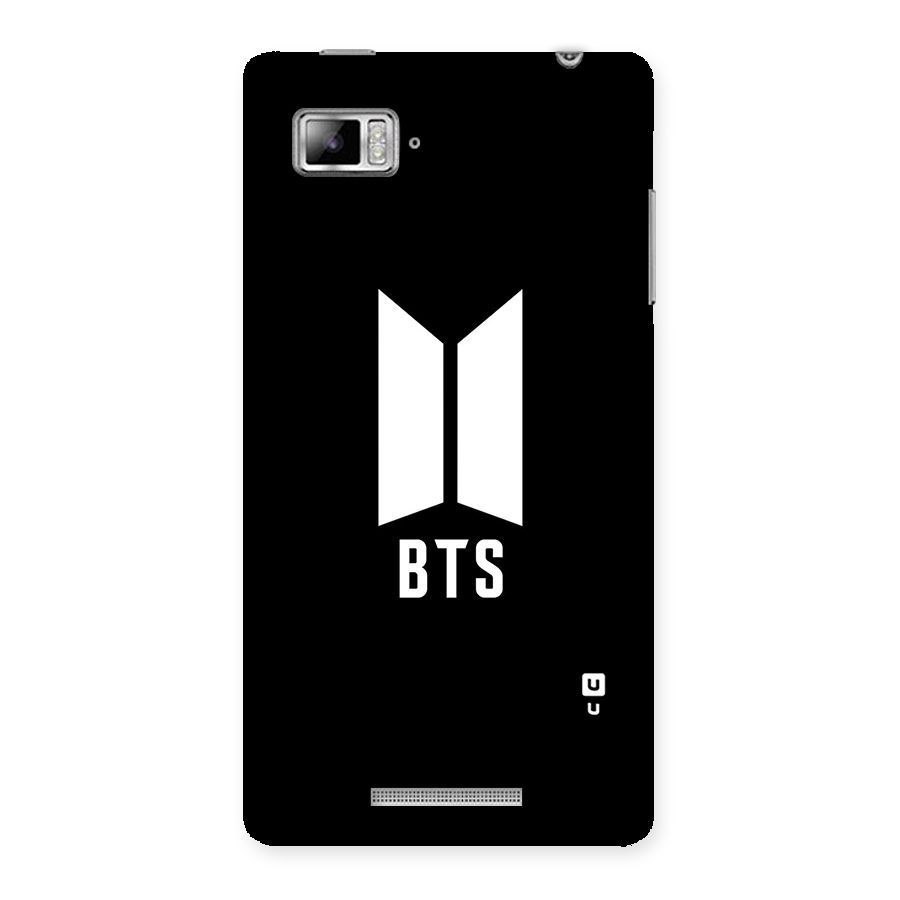 BTS Logo Black Back Case for Lenovo Vibe Z K910
