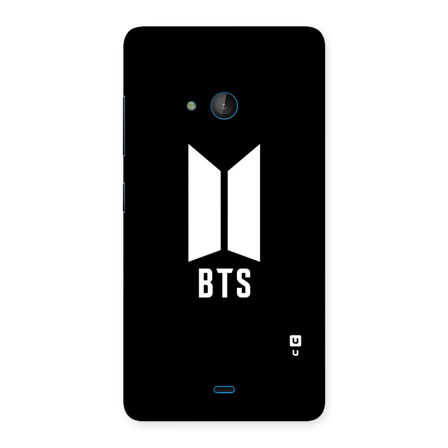 BTS Logo Black Back Case for Lumia 540