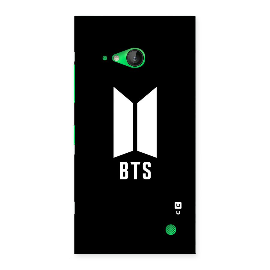 BTS Logo Black Back Case for Lumia 730
