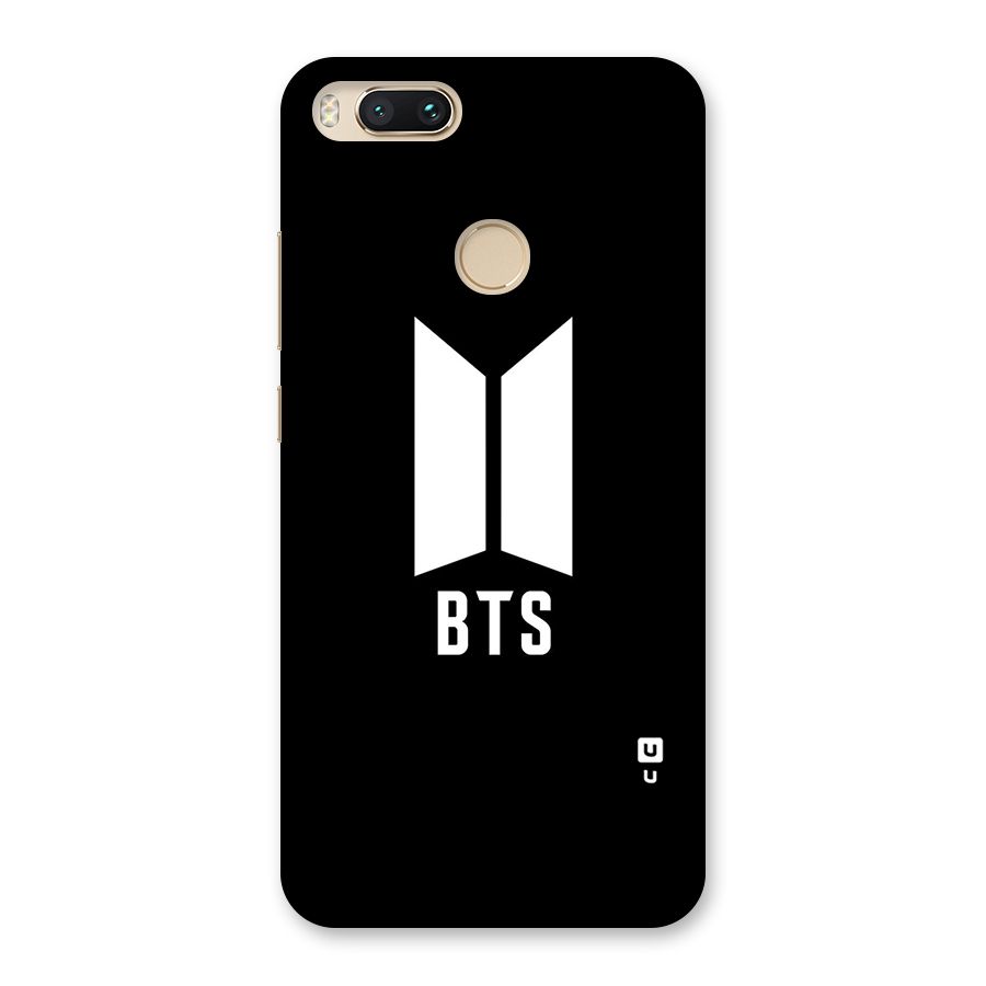 BTS Logo Black Back Case for Mi A1