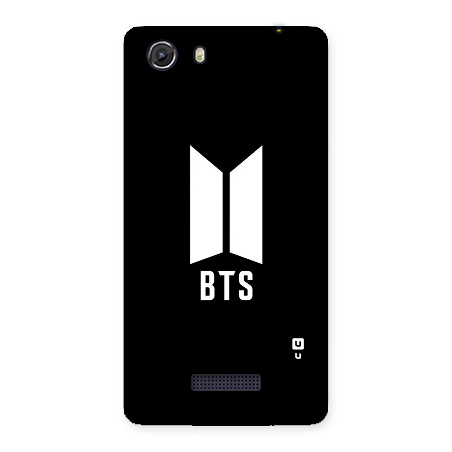 BTS Logo Black Back Case for Micromax Unite 3