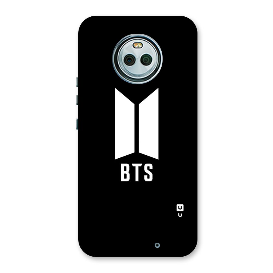 BTS Logo Black Back Case for Moto X4