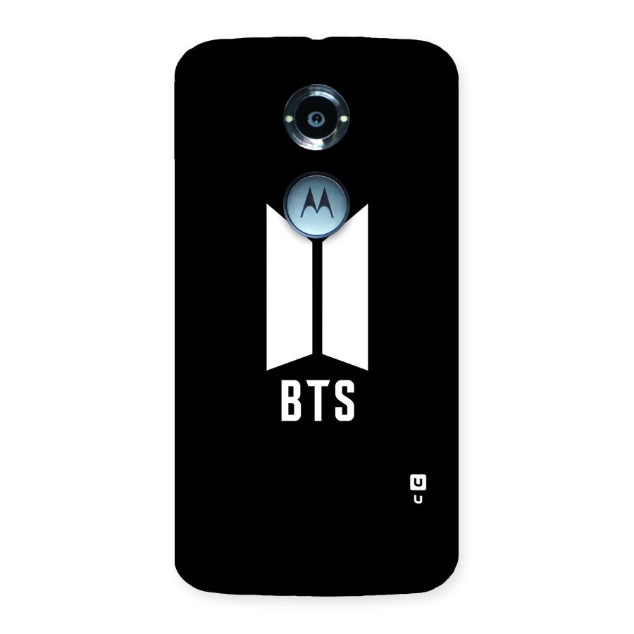 BTS Logo Black Back Case for Moto X 2nd Gen