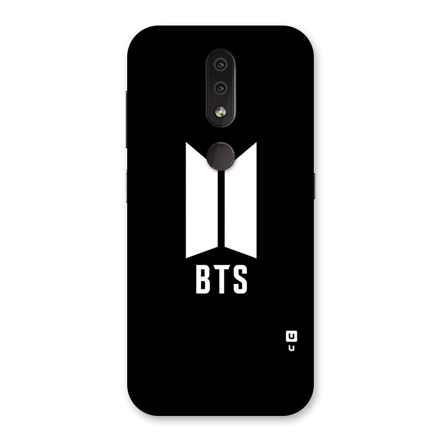 BTS Logo Black Back Case for Nokia 4.2