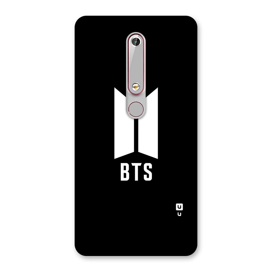 BTS Logo Black Back Case for Nokia 6.1