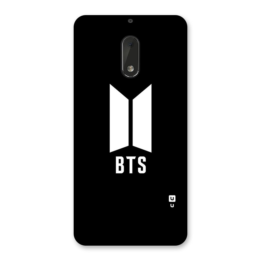 BTS Logo Black Back Case for Nokia 6