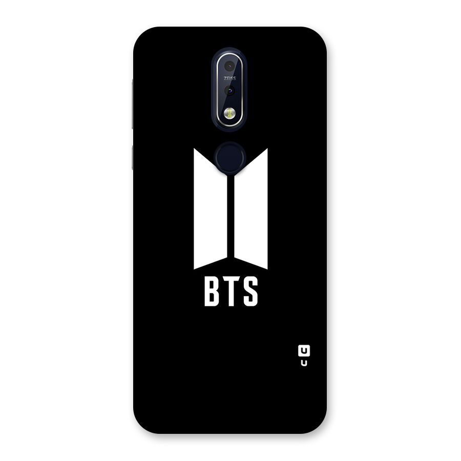 BTS Logo Black Back Case for Nokia 7.1