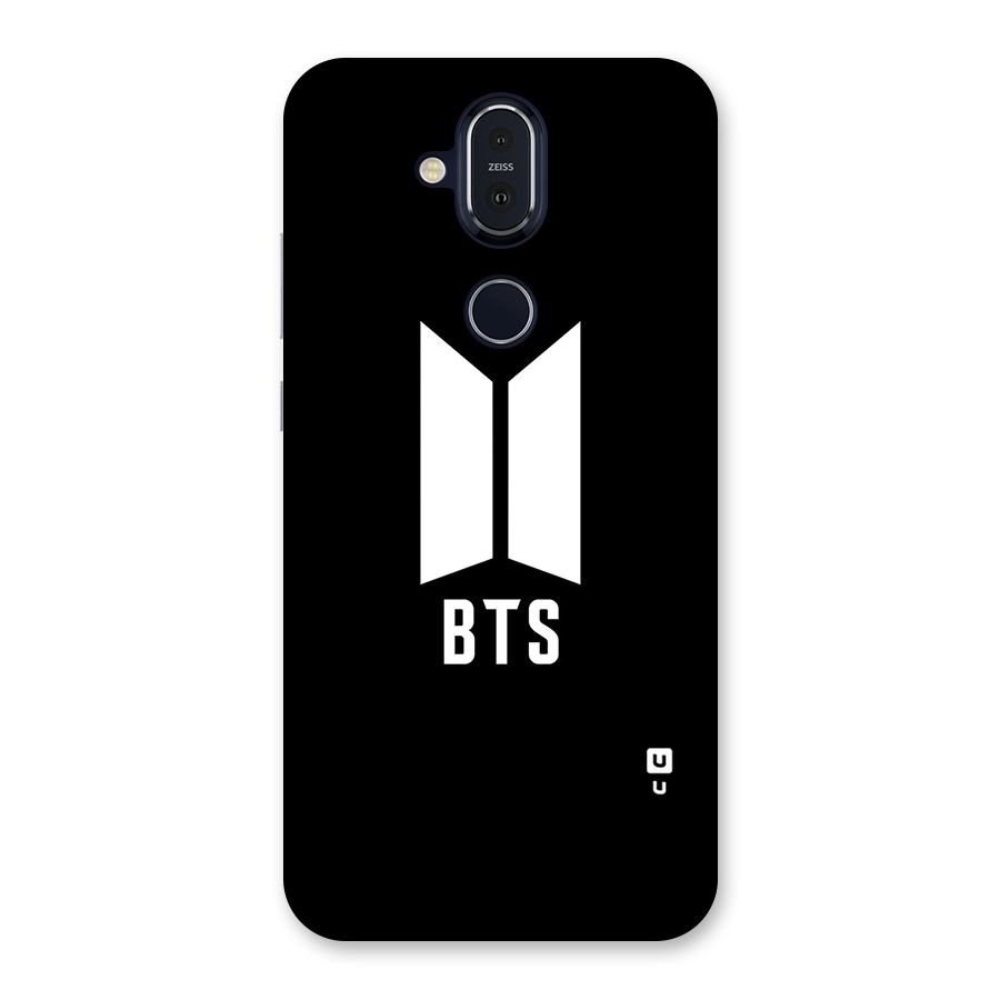 BTS Logo Black Back Case for Nokia 8.1