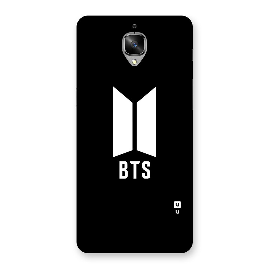 BTS Logo Black Back Case for OnePlus 3T
