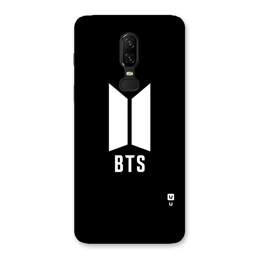 BTS Logo Black Back Case for OnePlus 6