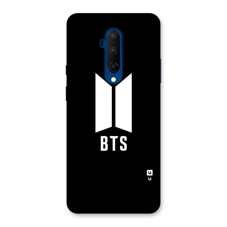BTS Logo Black Back Case for OnePlus 7T Pro