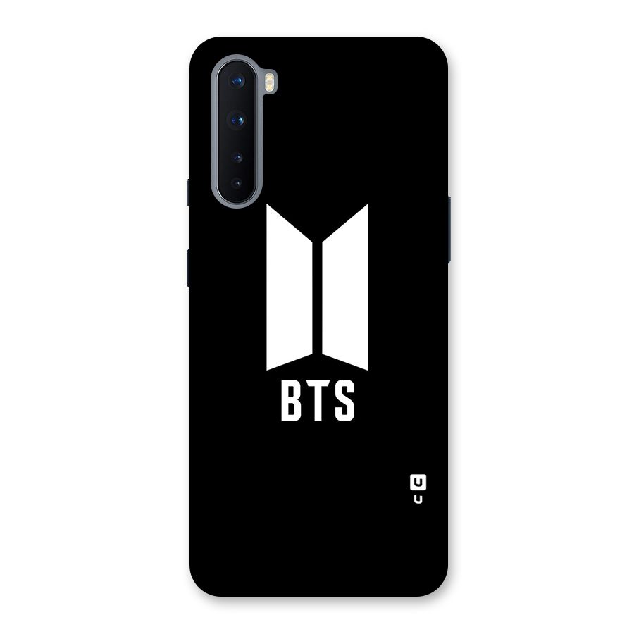 BTS Logo Black Back Case for OnePlus Nord