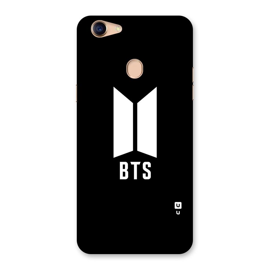 BTS Logo Black Back Case for Oppo F5 Youth