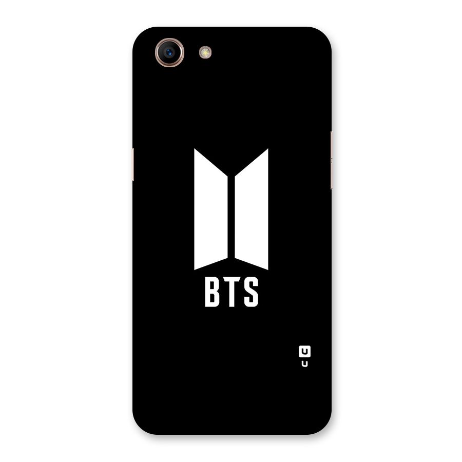 BTS Logo Black Back Case for Oppo A83 (2018)