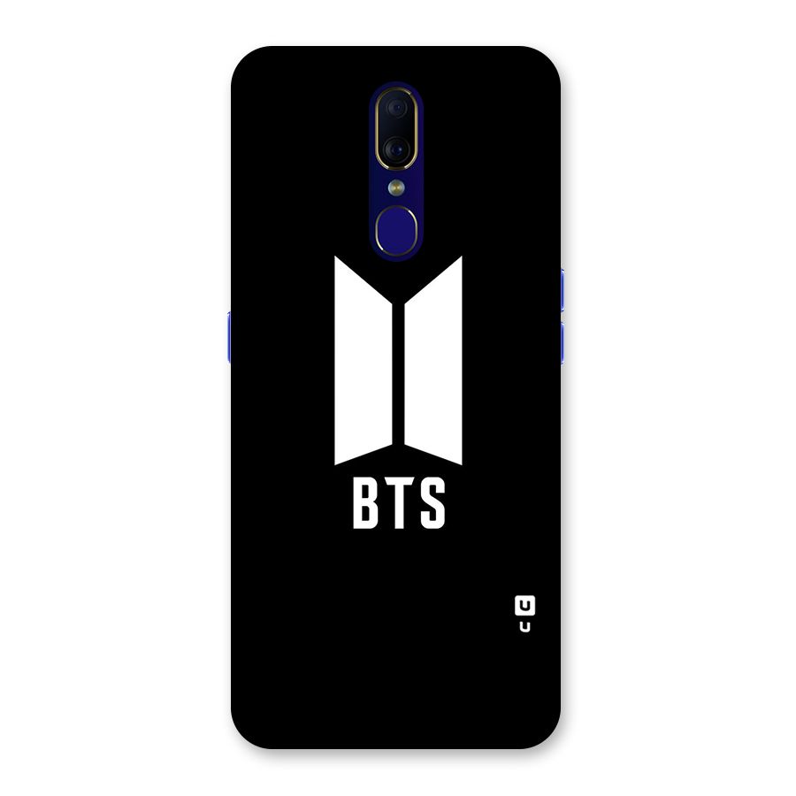 BTS Logo Black Back Case for Oppo F11