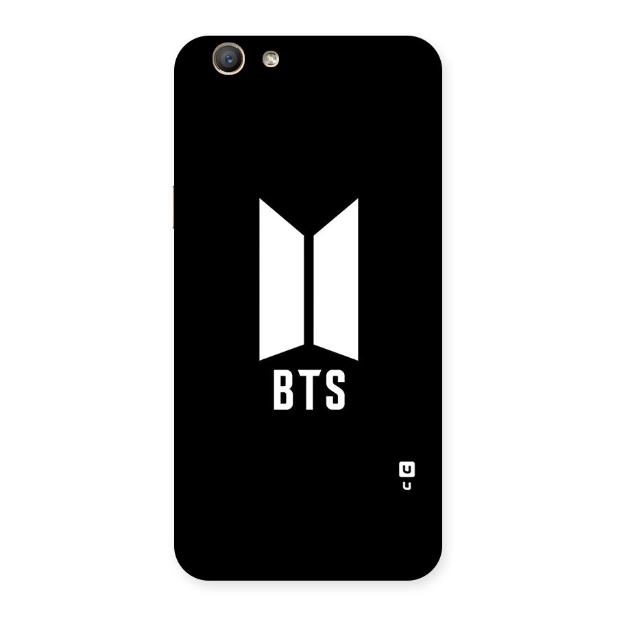 BTS Logo Black Back Case for Oppo F1s