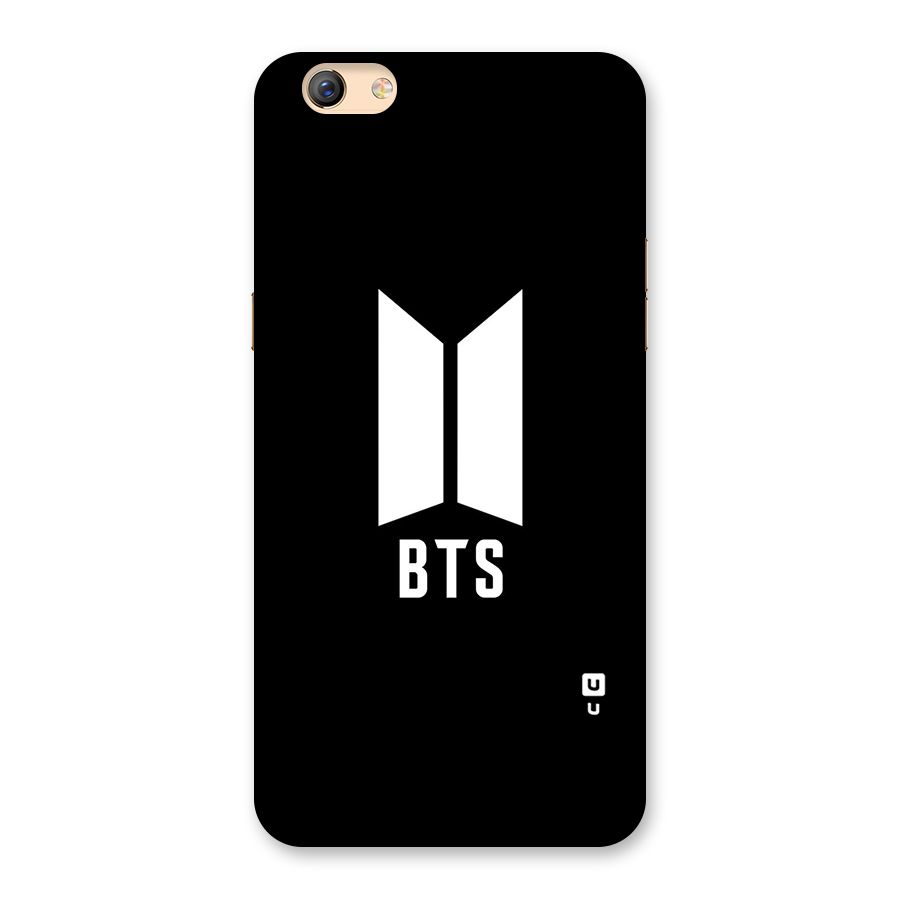 BTS Logo Black Back Case for Oppo F3 Plus