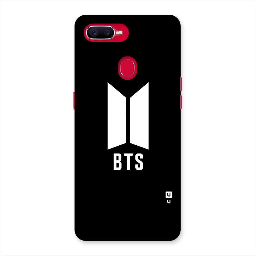 BTS Logo Black Back Case for Oppo F9 Pro