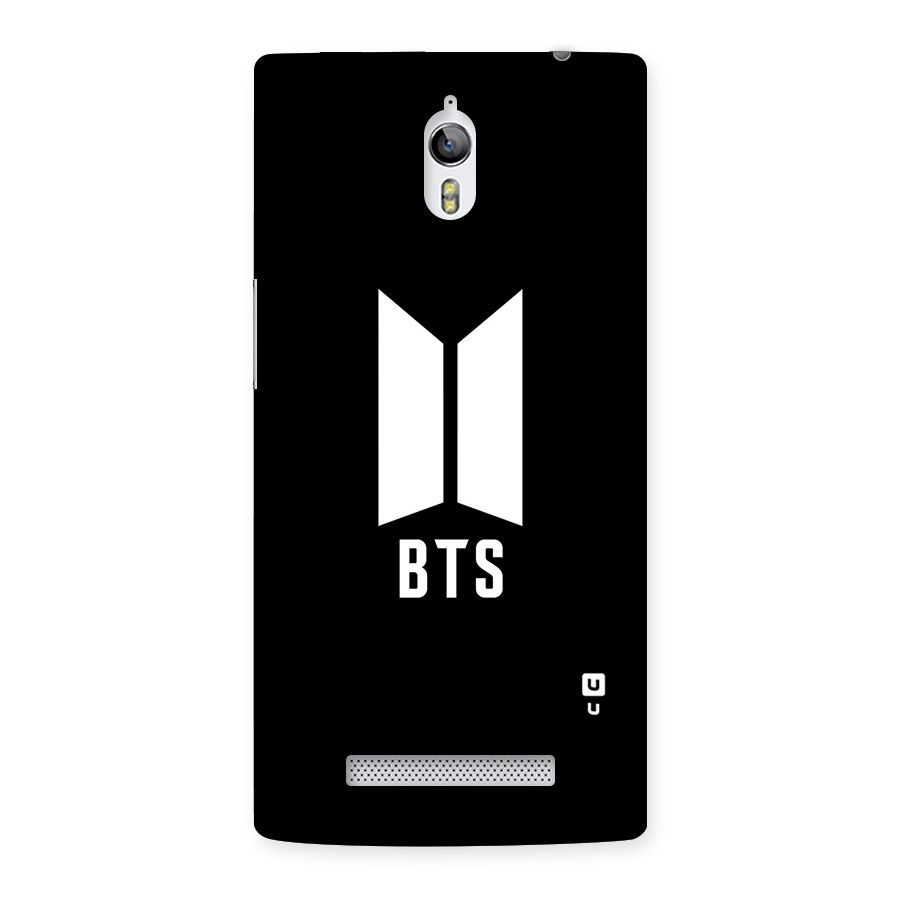 BTS Logo Black Back Case for Oppo Find 7