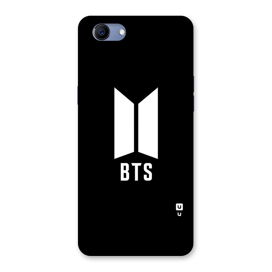 BTS Logo Black Back Case for Oppo Realme 1