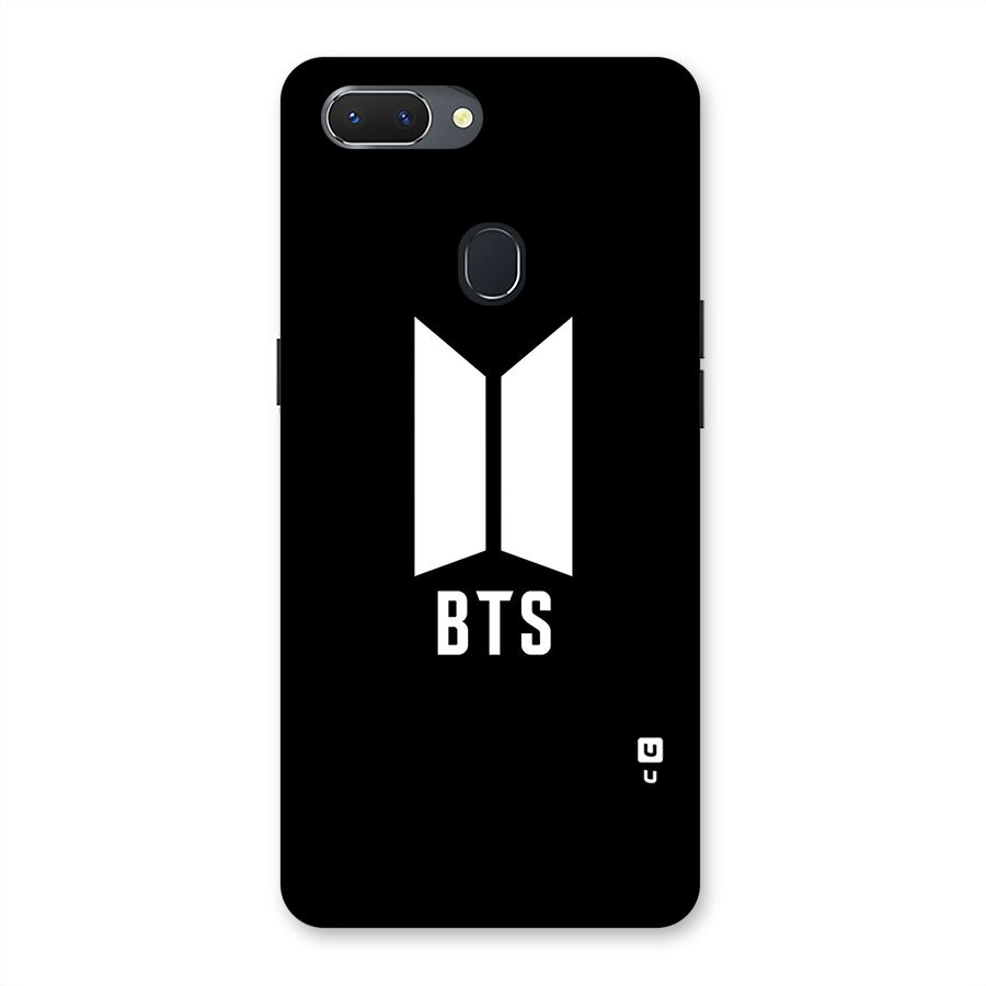 BTS Logo Black Back Case for Oppo Realme 2