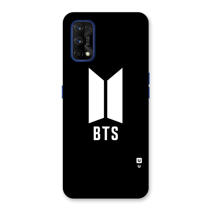 BTS Logo Black Back Case for Realme 7 Pro