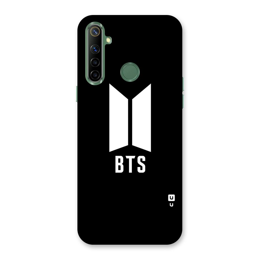 BTS Logo Black Back Case for Realme Narzo 10