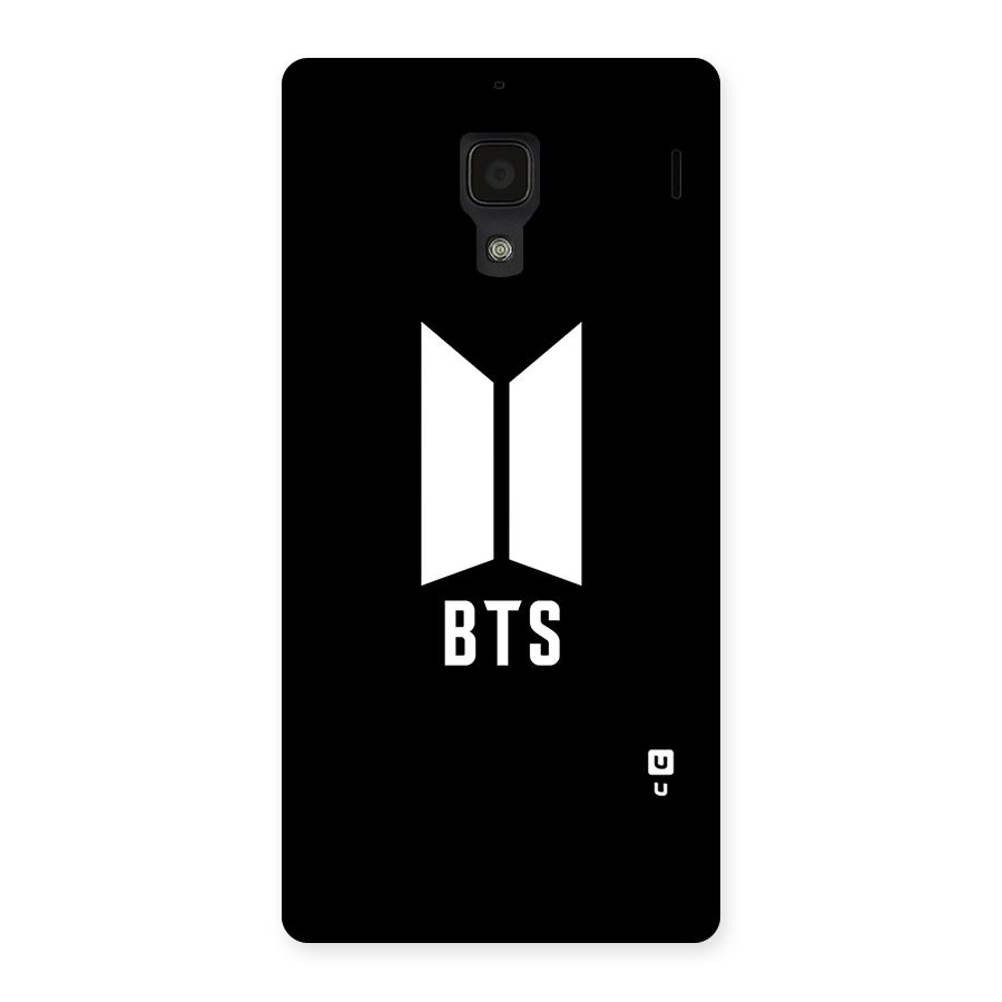 BTS Logo Black Back Case for Redmi 1S
