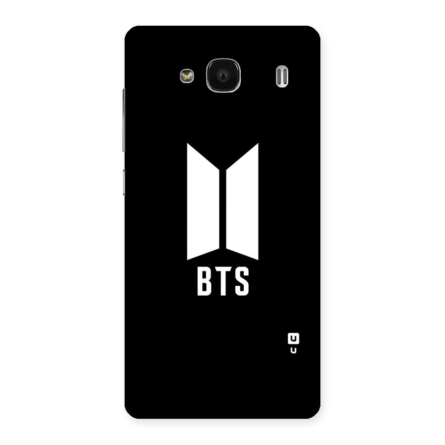 BTS Logo Black Back Case for Redmi 2
