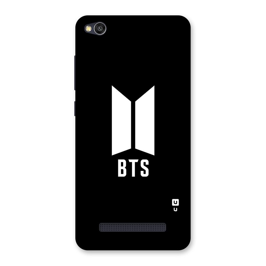 BTS Logo Black Back Case for Redmi 4A