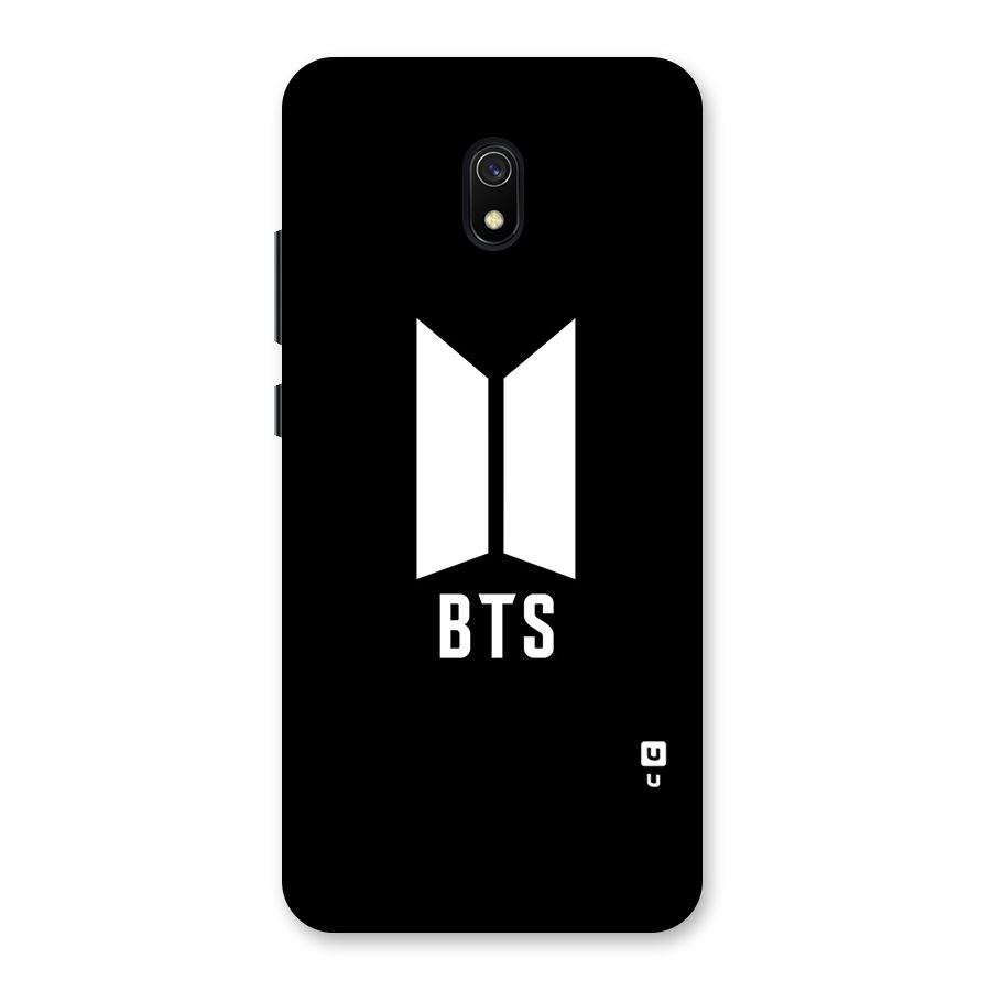 BTS Logo Black Back Case for Redmi 8A
