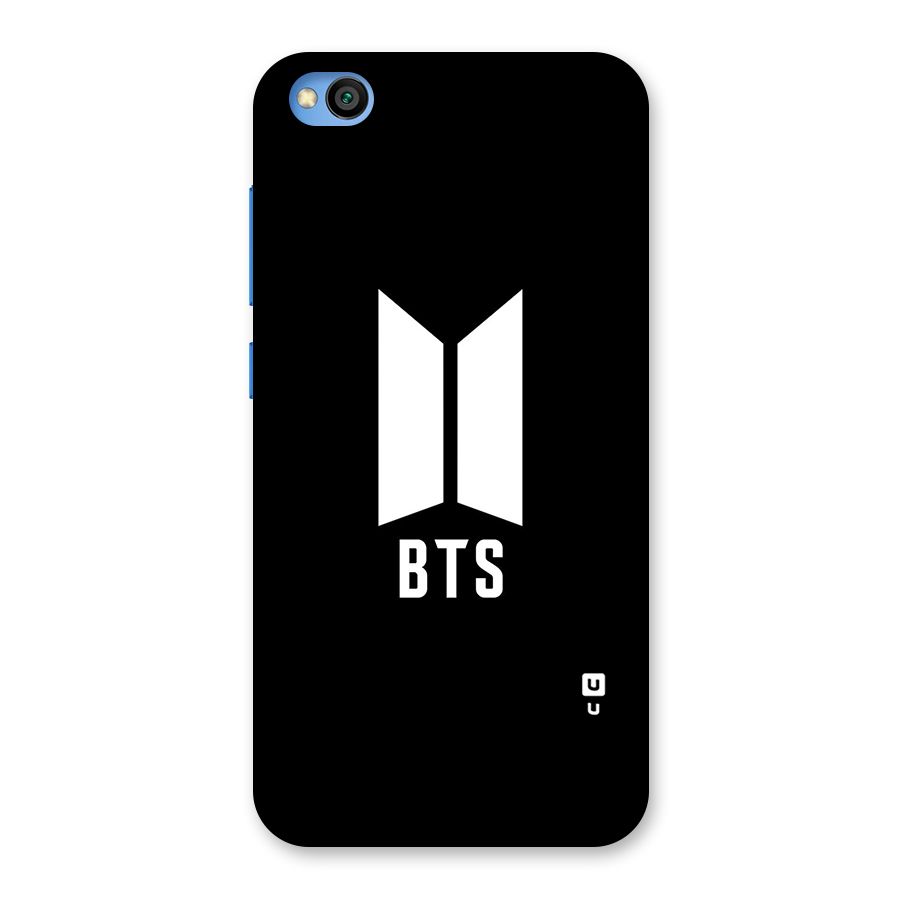 BTS Logo Black Back Case for Redmi Go