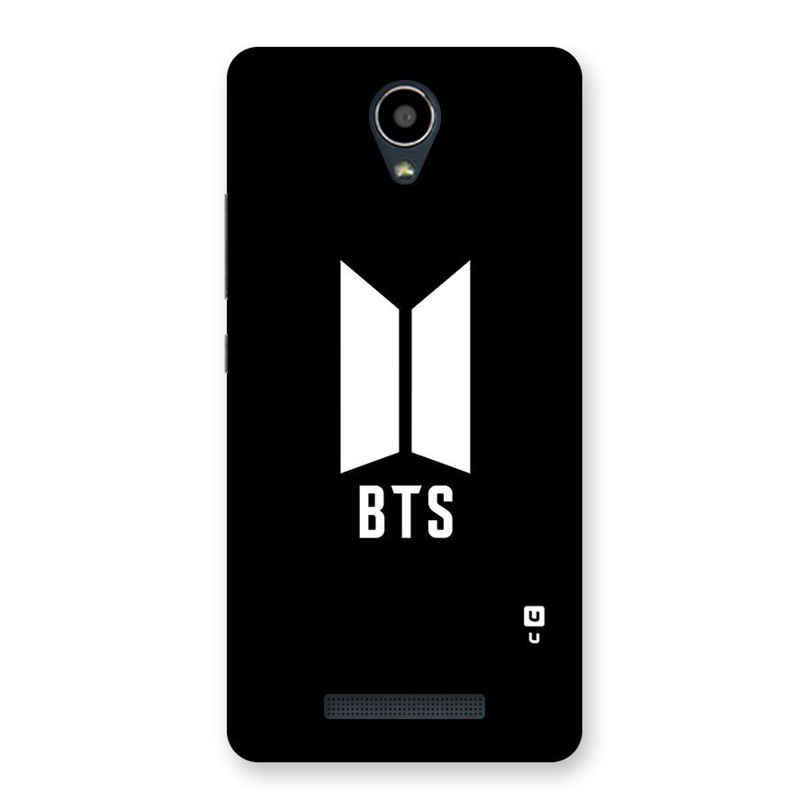 BTS Logo Black Back Case for Redmi Note 2