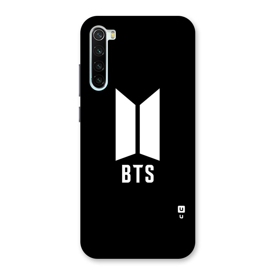 BTS Logo Black Back Case for Redmi Note 8