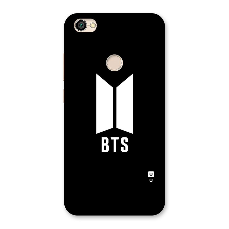 BTS Logo Black Back Case for Redmi Y1 2017
