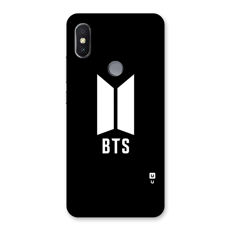 BTS Logo Black Back Case for Redmi Y2